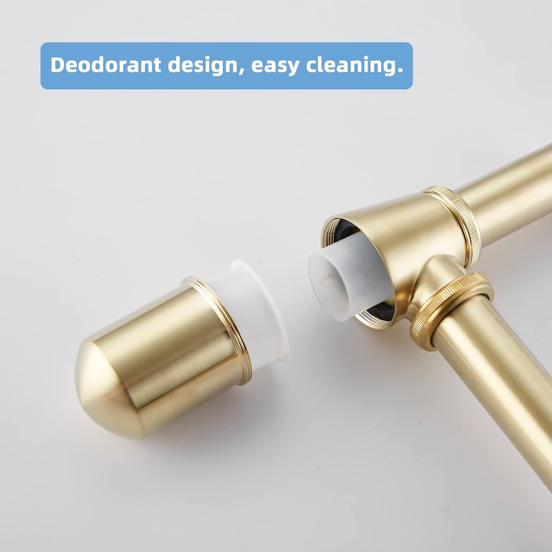 GORDEE Bathroom Basin Sink Bottle Trap Waste Pipe 1-1/4 inch