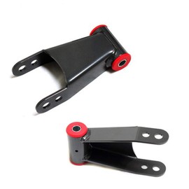 2" Rear Drop Lowering Shackle Suspension Kit Compatible with 1988-1998 Chevy & GMC C1500/C2500 1988-2019 Silverado Sierra 1500 Replaces # 410520