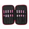9Pcs Crochet Hooks Anti Slip Ergonomic Design Lightweight Portable Crochet