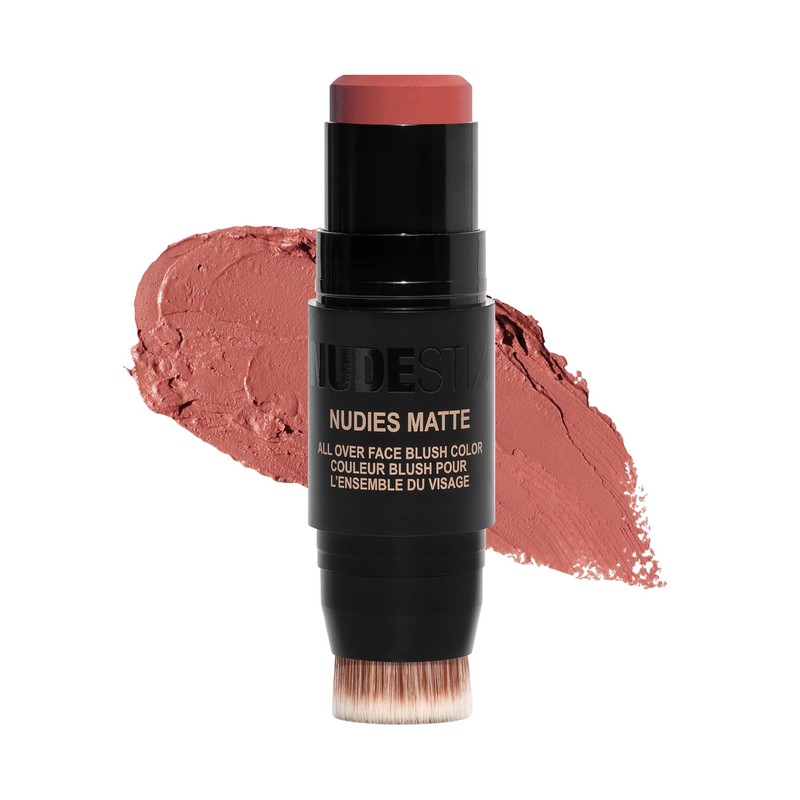 Nudestix Nudies Blush Stick – 3-in-1 Cream Blush for Cheeks,