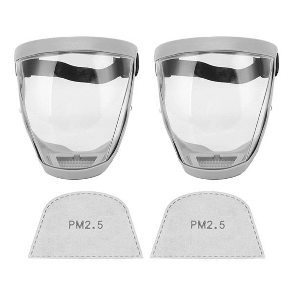 Super Protective Face Shield with Clear Polycarbonate Visor, Anti Fog,