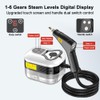 Steam Cleaner, 6-Levels Adjustable Switch Handle, 15s Heat-Up, 1.2L Tank,