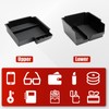 Mabett Double-Layer Console Organizer for Bronco 2025 4-door, Armrest Storage