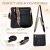 RAVUO Crossbody Bags for Women, Designer Soft Faux Leather Shoulder