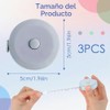 3 Pcs Cinta Medici?n, 150CM/60inch Legibilidad a Doble Cara