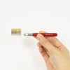 ARRS10-4 Kumano Brush Rokkakukan Sakurado, Eyebrow Brush & Comb, Raccoon-dyed