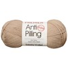 Premier Yarn Anti-Pilling Everyday Worsted Hilo Sólido Capuchino, Paquete de