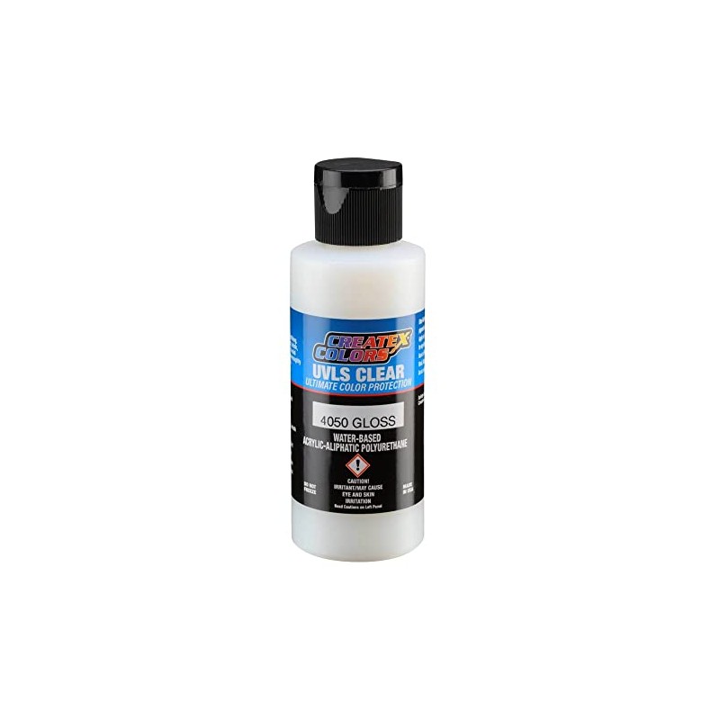 Createx Airbrush Paint, UVLS Gloss Clear, 2 Oz (4050-02)