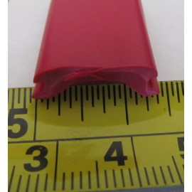 Fortis RED RV Camper 5/8" Vinyl Insert Trim Mold Flexible Screw Cover Sold by Foot