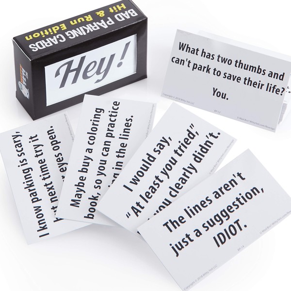 Witty Yeti Super Hilarious, Bad Parking Cards 50 Pk. Get