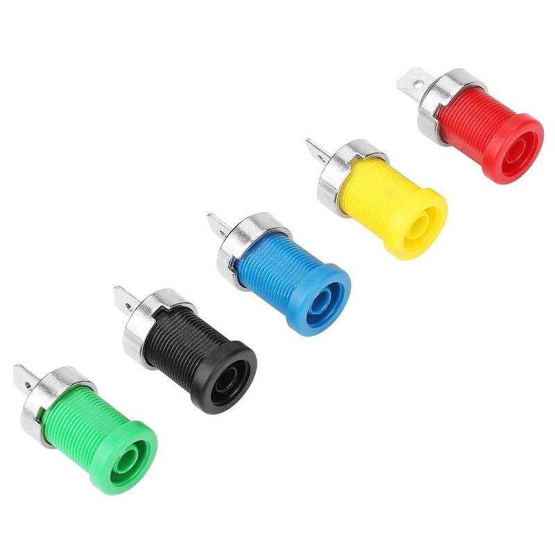 Banana Sockets 4 mm, 4 mm Banana Sockets Panel Mounting