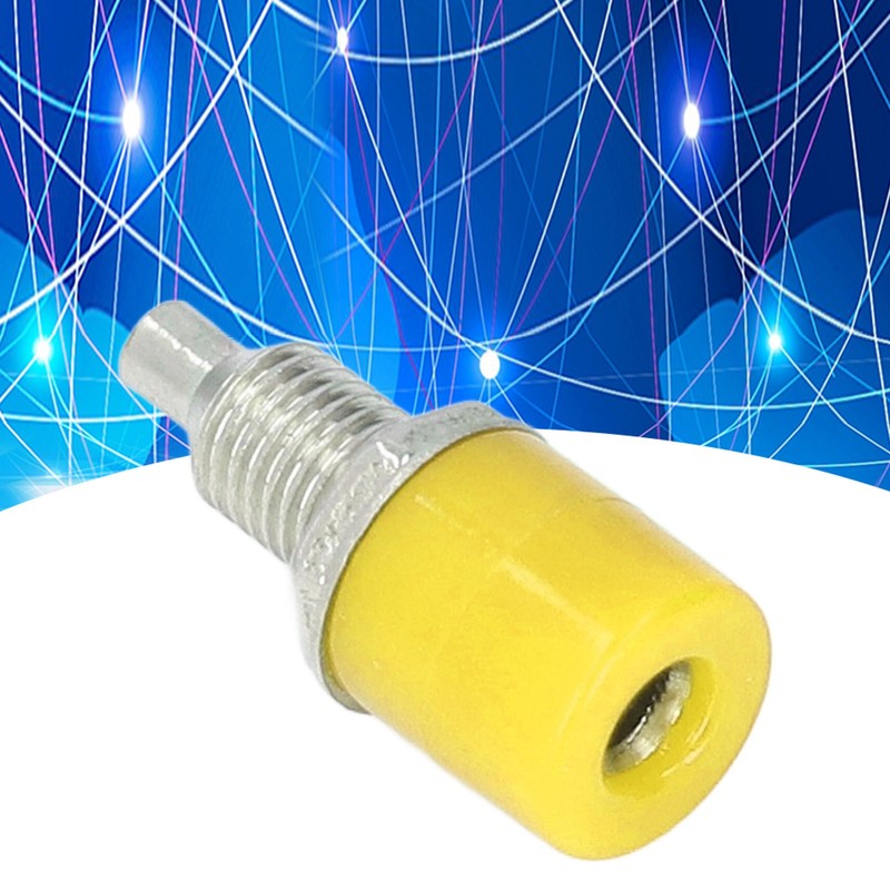 100Pcs Banana Socket M6 4mm Good Transmission Excellent Manufacture Electrical