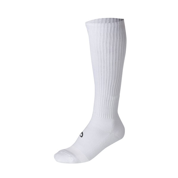 Phiten Performance Knee High Socks, White, 11"-13"