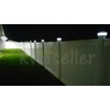 Square Solar LED Light Post Deck Cap 4x4 PVC Fence