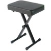 YAMAHA Yamaha OEM PKBB1 Adjustable Padded Keyboard X-Style Bench, Black,