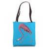 Pink Flamingo Bird of Paradise Tote Bag