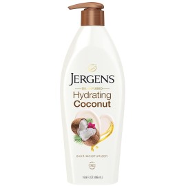 Jergens Hydrating Coconut Body Lotion, Hand and Body Moisturizer - 16.8 oz