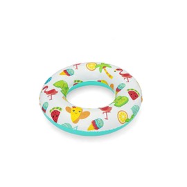 Bestway 36014 Swim Ring for Toddlers and Kids (Flamingo) 24" Diameter