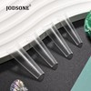 JODSONE Long Coffin Nail Tips Soft Gel Matte Half Cover
