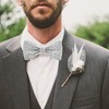 HOULIFE Rhinestone Bow Tie for Men Diamond Bow Tie Pre-Tied