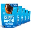 SkinnyDipped Dark Chocolate Cocoa Almonds, Healthy Snack, Plant Protein, Gluten
