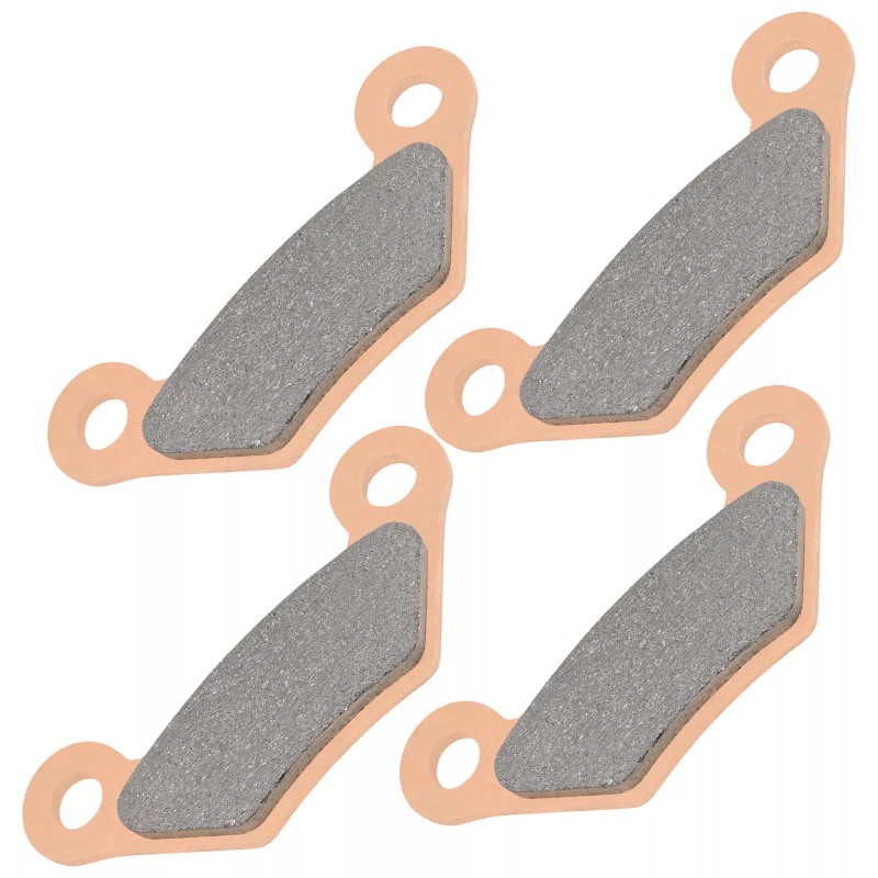 Caltric 2 Front or Rear Brake Pads for John Deere