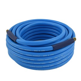 Campbell Hausfeld 3/8" PVC 50 Foot Air Hose with Bend Restrictors (PA121600AV)