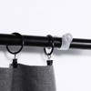 OUNONA 2pcs Curtain Rod Bracket Metal Window Curtain Ceiling Hanging