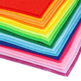 ZGXY Felt Sheets, 40 Pcs 8 X 12 inches (20 X 30cm) 1mm Thick Soft Felt Fabric Sheet, DIY Craft Sewing Pre-Cut Quilt Squares, Premium Colorful Hard Fabric Sheets for Handmade Crafting and DIY Projects.