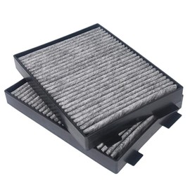 Beehive Filter Cabin Dust Filter Activated Carbon for 5 Series E39 520i 523i 525i 528i 530i 540i 520d A/C Replaces 64119216588 64110008138 CUK 2736-2 (Pack of 2)