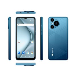Bmobile Novus 65, Celular Android Desbloqueado, Azul, 64GB, 4GB RAM, Pantalla 6.6", Octacore 1.6GHz, Red 4G LTE, Desbloqueo Facial (Azul)