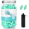 Soft Foam Ear Plugs for Sleep, 200 Pcs 38 dB