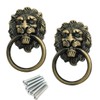 6 Pack Lion Head Knob Pull Handle for Dresser Drawer