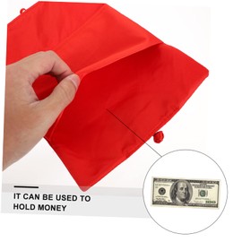 Operitacx 1pc Embroidery Fabric Red Envelope Money Packet Decorative Red Packet Money Storage Packet Chinese New Year Red Envelope Creative Red Envelope Silk Cloth Red Envelope