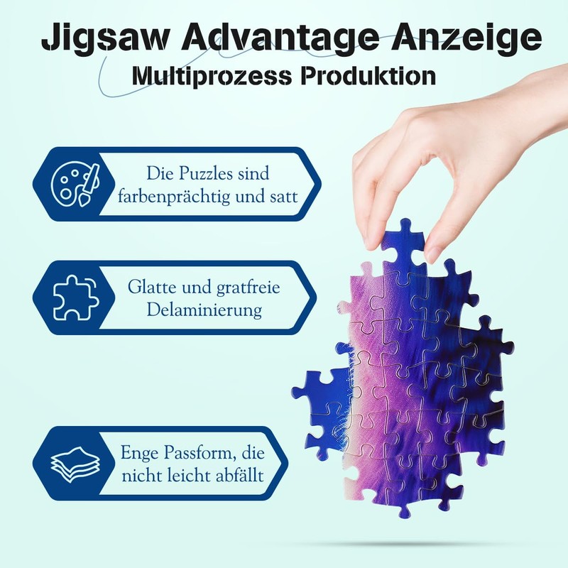 Misitu Puzzle 1000 Pieces for Adults - Polar Bear Under
