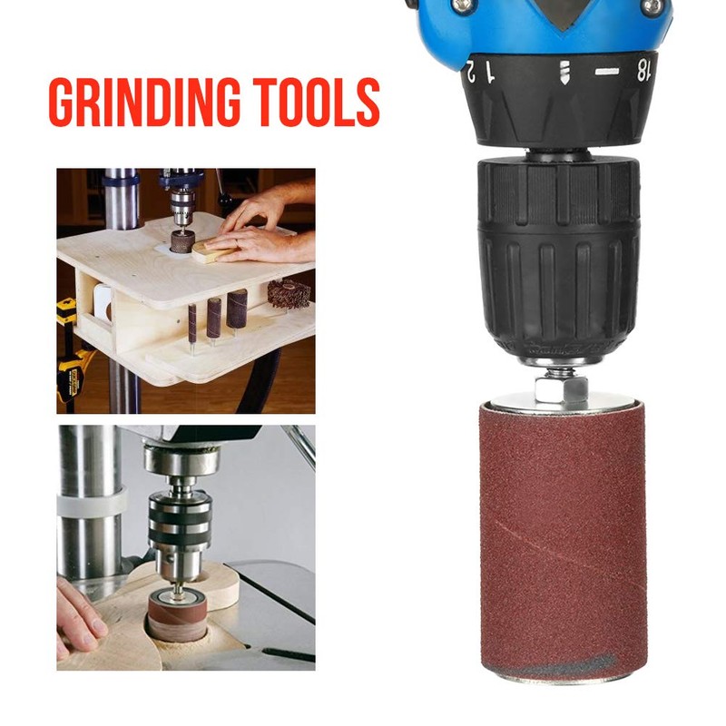 Sanding Drum Kit, 20Pcs Spindle Sanding Drum Sander Tool Set