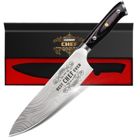 Funistree Gifts for Men Women Chef Christmas, 8 inch Professional Kitchen Knife Gift Set, German High Carbon Stainless Steel Chef's Knife, Birthday Gifts for Men, Father day Chef Gifts