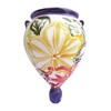 Cactus Canyon Ceramics Spanish Hand-Painted Orza Wall Flower Planter, Flor