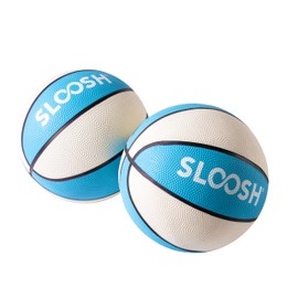 Sloosh 2 Packs 7" Pool Basketballs, Great for Floating Water Basketball Hoops, Swimming Water Toy for Kids and Adults, Pool Games Summer Party (Aquablue)