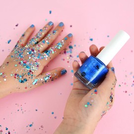 No Nasties - Pretty Polish Water-Based Peelable Nail Polish - Mermaid Blue (8.5ml)