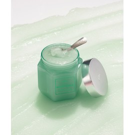 Plu Flu Perfumed Fruity Body Scrub Green Mango Cotton 500g + Silver Spoon