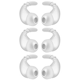 ALXCD Anti Slip Earhook Tips Compatible with Beats Studio Buds, 3 Pairs Anti-Slip Anti Lost Earbuds Hook Tips Sport Ear Tips, Compatible with Beats Studio Buds, Ear Hook White