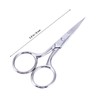 IWOWHERO Stainless Steel Nose Hair Scissors Precision Trimmers for Eyebrows