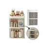 Organizador De Maquillaje 3 Capas Con Puerta Transparente