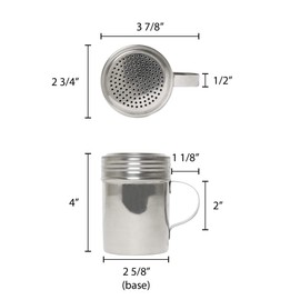 Thunder Group 10 Ounce Handle Dredge, 1-Pack, Silver (Model: SLRDH001)