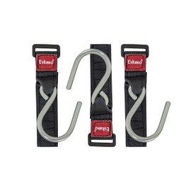 Eskimo Alloy Steel 30611 Ice Shelter Coat Hooks, Black, Standard