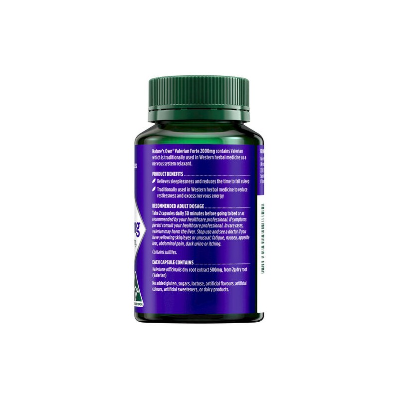 Nature's Own Valerian Forte 2000Mg 60 Capsules