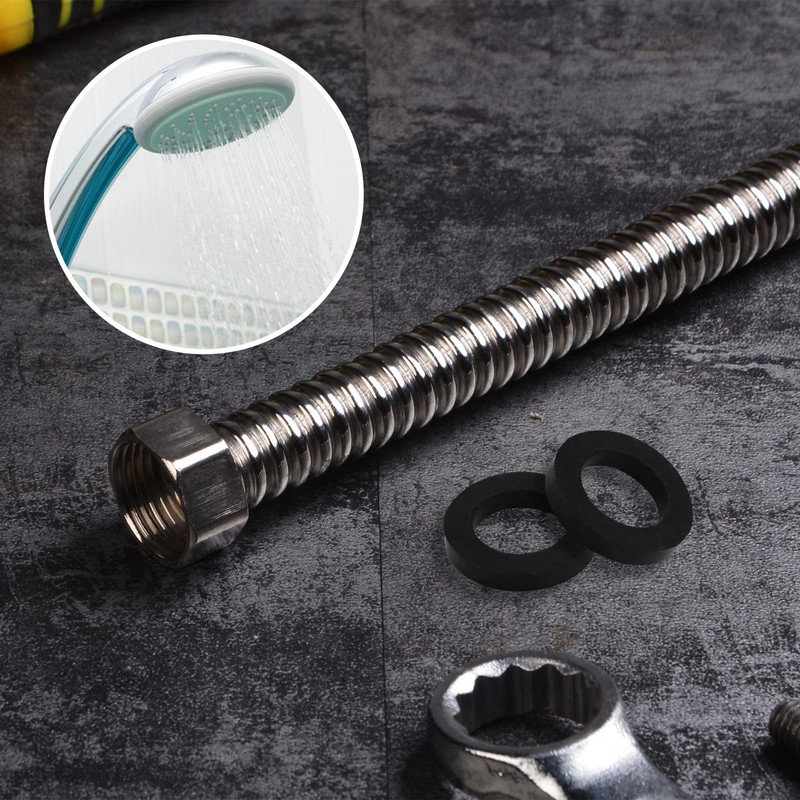 Shower Hose Washers,10 Pack Shower Head Washers Rubber Washers Seals,1/2