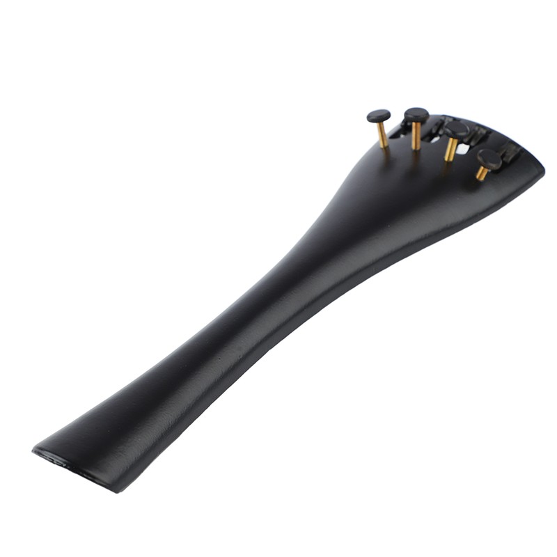 Cello Tailpiece with 4 Fine Tuners Adjustable Black Musical Instrument