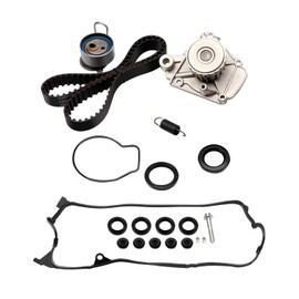 SCITOO Timing Belt Kit WPHO034 VCHO034 TB312K1 95312K1 Timing Belt Water Pump Kit 2001-2005 for Honda Civic